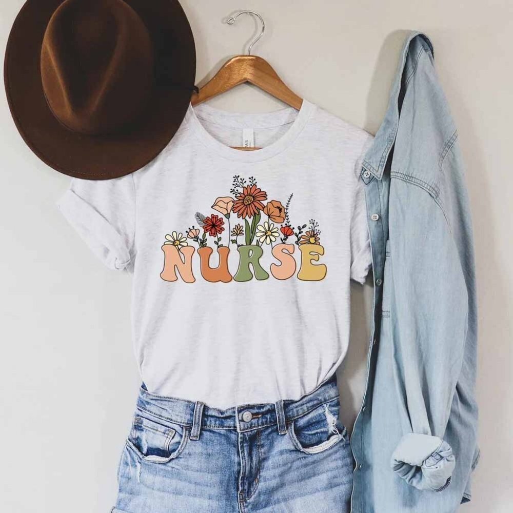 Wildflowers Nurse Shirt Nurse Shirt For Work Rn Nurse Shirt